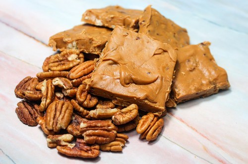 Pecan praline candy - praline,